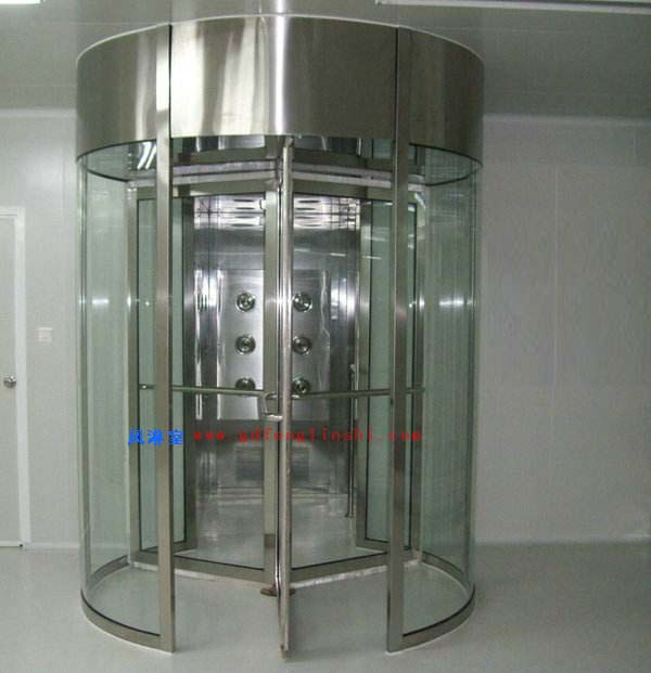 自动旋转门风淋室图片