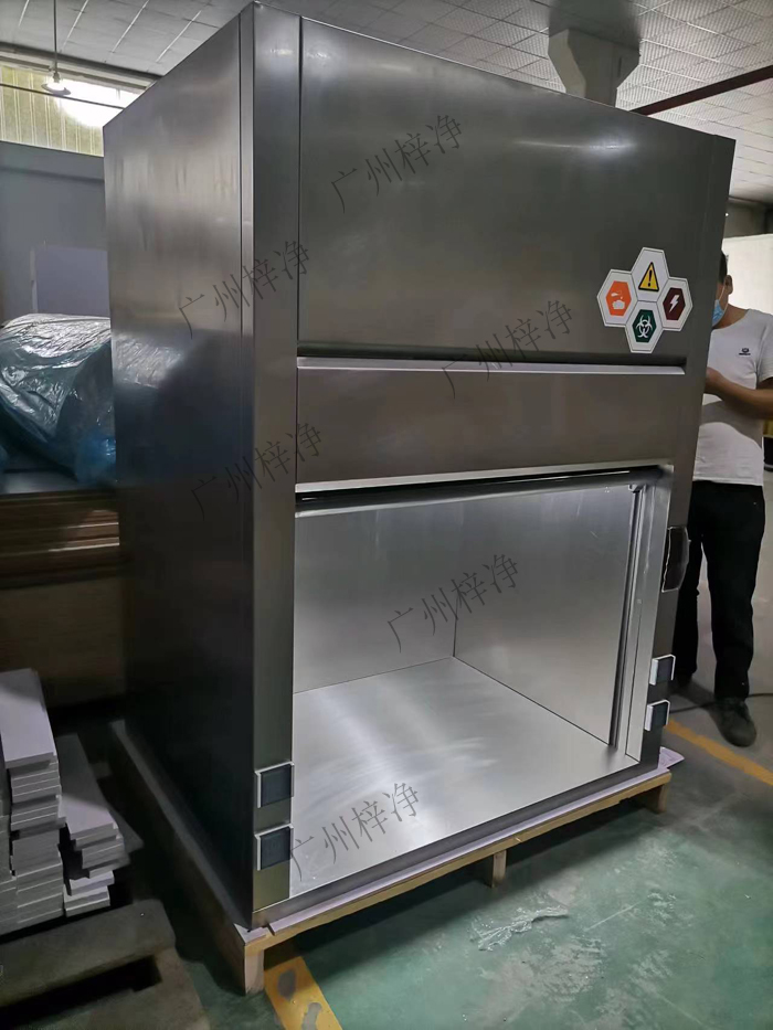 不锈钢桌上型通风柜制作现场实拍图