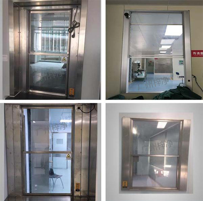 升降式电动传递窗