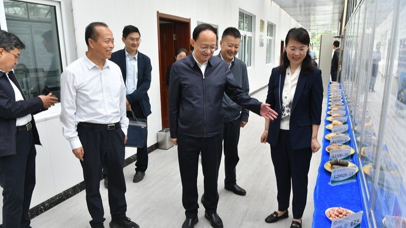 省委副书记石谋军莅临省农科院调研指导工作