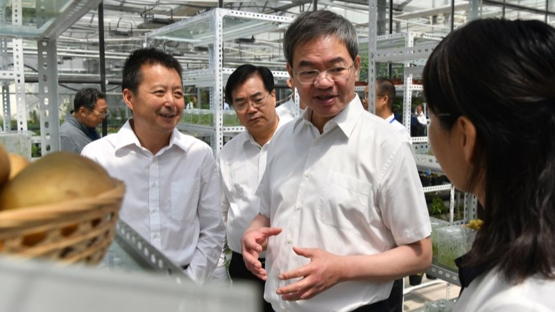 副省长王钧莅临省农科院调研指导工作